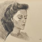 504351 Charcoal drawing